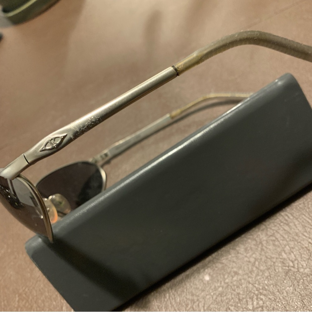 VINTAGE KILLER LOOP Sunglasses PANDEMANIA K0532 Matte Silver Metal Made Italy - Picture 5 of 16